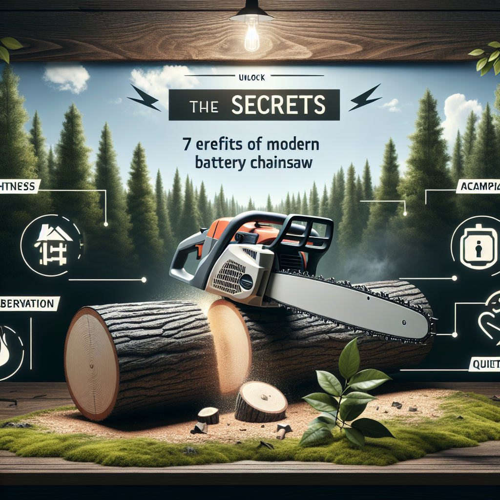 Unlock the Secrets: 7 Benefits of the Stihl Akku Kettensäge